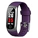 iPosible Fitness Tracker, Orologio Fitness Braccialetto Pressione Sanguigna Cardiofrequenzimetro da Polso Smartwatch Contapassi Impermeabile IP67 Cronometro per Donna Uomo Bambini Pedometro GPS Polso