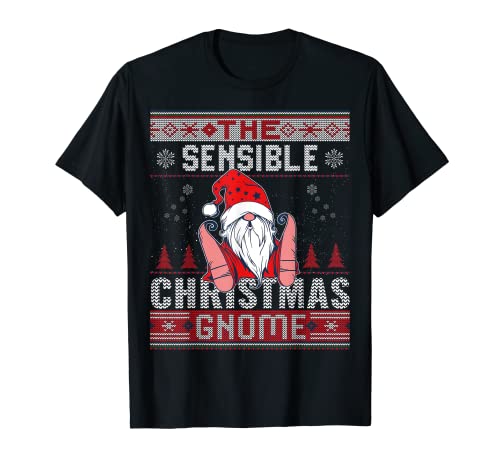 Sensible Traje de fiesta de Navidad Ugly Gnomo Camiseta