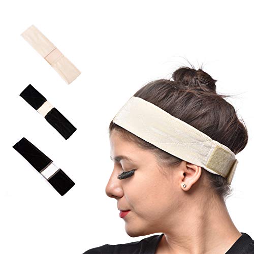 FIND BEAUTY Wig Grip Headband Velvet Lace Adjustable Comfort Elastic Band Non-Slip for Wigs (Beige)