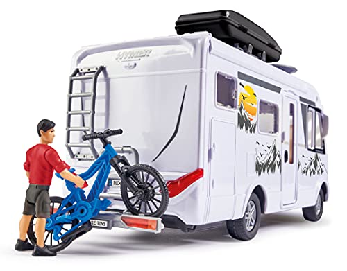 Dickie Toys Camper Toy with Hymer License, Opening Doors, Lights & Sounds by DICKIE TOYS - Image 6