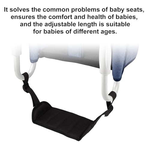 Image of Adjustable Baby Footrest for Inglesina Fast Table Chair - Toddler Footrest Compatible with Hook-On Table Chair