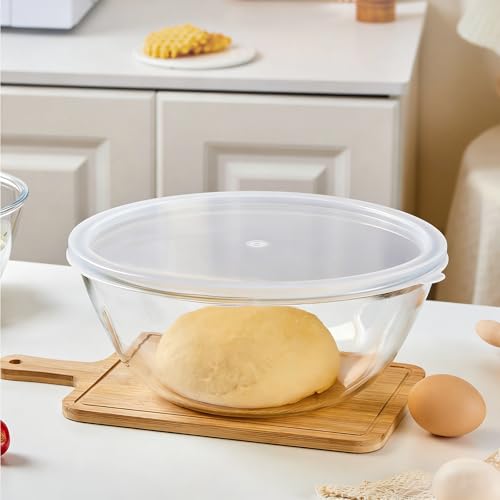 Tazones grandes de vidrio con tapa 4.7QT miniatura 6