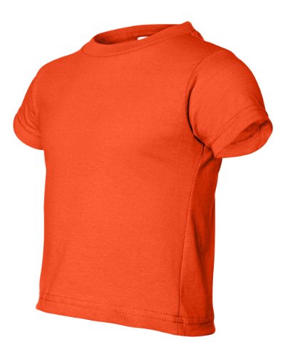 Rabbit Skins Toddler Short Sleeve T-Shirt, 2T, Orange #TOP1