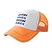 Haebfsl Know Jesus Know Peace Baseball Hats for Men Adjustable Dad Hat Gift for Men/Women Trucker Cap Orange