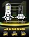 AUXITO H7 Bulbs, 900% h7ll LED Super Bright, Mini Size, Plug N Play, Long Lifespan, 2PCS
