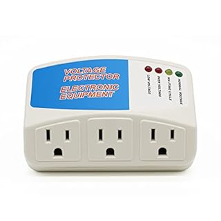 BSEED Surge Protector Power Strip for Home Appliance, 3 Outlet Power Surge Protector, Voltage Protector Brownout Surge Refrigerator 1875W, 120V, 15A, 1 Pack