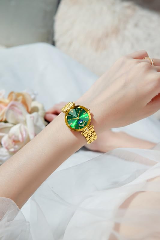Image of Giordano Premium Watch for Women - Elegant Round Cut Glass Dial with Stainless Steel Strap & Quartz Movement