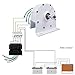 HUIZHITENGDA 5000W Low RPM Permanent Magnet Alternator 12V 24V 48V with Controller Gearless Permanent Magnet Generator for Wind Water Turbine (with Base),12v