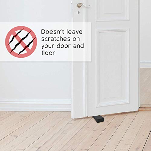 Xcel 12 Pack Heavy Duty Door Stops Original Version Strong Rubber Wedge Work Well On All Surface And Closers #TOP2