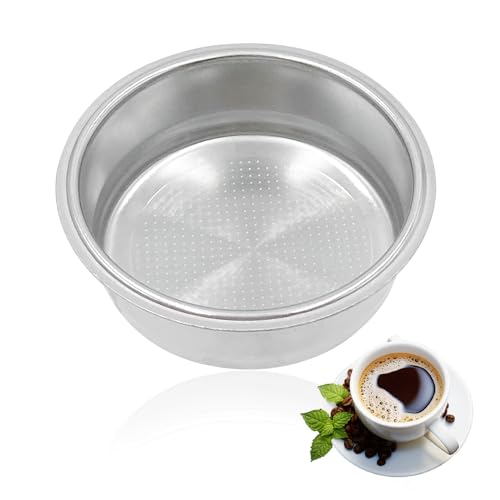 51mm Edelstahl Filterkorb Für Kaffeemaschinen – Wiederverwendbar, Passt Für DeLonghi, EUPA, Donlim, Breville – Ca. 10 G Fassungsvermögen