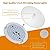 RVZONE RV Lights Interior, 5 Inch Cool White RV LED Ceiling Puck Light Dimmable 12V Camper Puck Lights 6000-6500k Transparent Frosted 4.5W LED Ceiling Dome Light for Camper Van Trailer Boat, 5-Pack