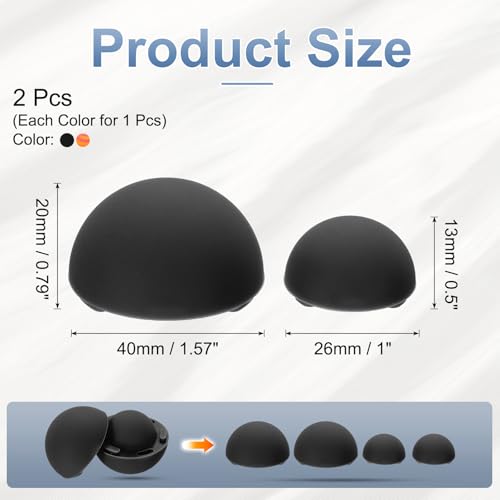PATIKIL 2 Set Laptop Cooling Pad silicona ergonómico miniatura 2