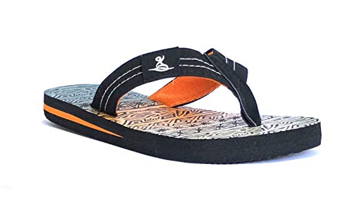 Image of REDVOLUTION New Boys' Beach Sandal TRIBAL Tattoo | Geometric Bali Flip-Flop Sandals