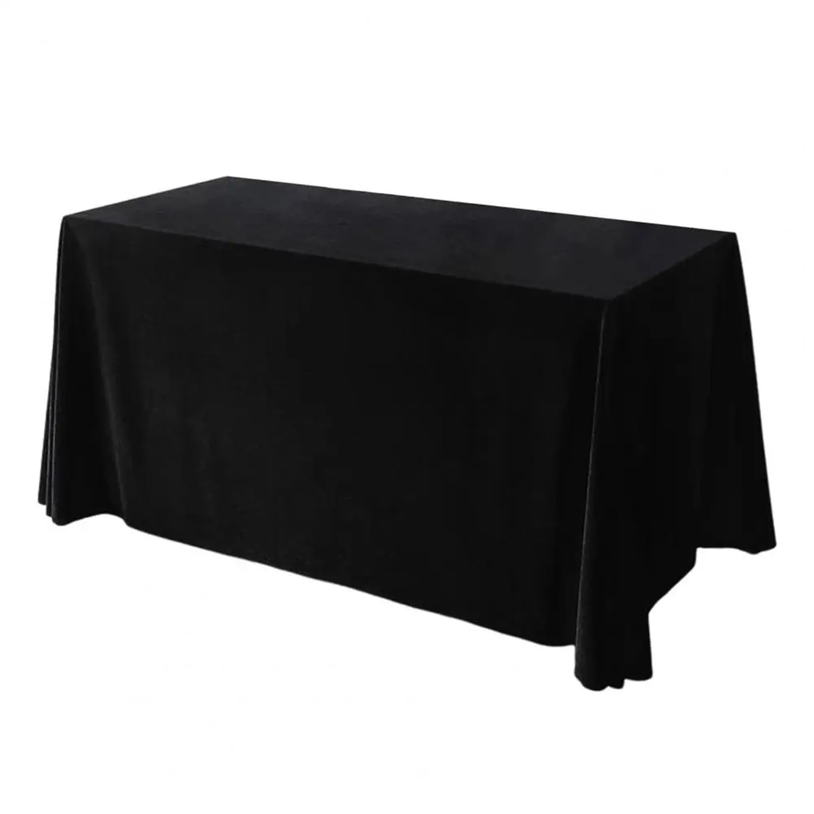 Mantel Rectangular for Banquetes, Fiestas, restaurantes, hoteles y conferencias Mantel de Conferencia(Black XXL)