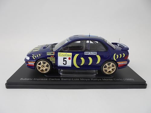 OPO 10 - Coche miniatura 1:24 compatible Subaru Impreza Rallye miniatura 4