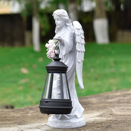 Statue commémorative décorative résine pour illuminer un extérieur sombre sans câbles