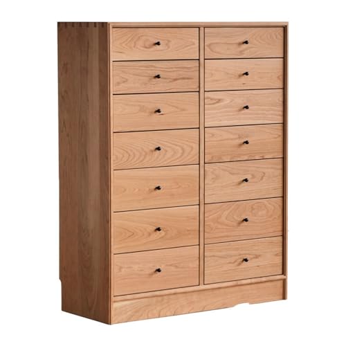 Cómodas Gabinete de puerta for sala de estar, cajón de almacenamiento multicapa for el hogar, dormitorio, gabinete de almacenamiento de troncos de gran capacidad Organizador de almacenamiento(Wood col