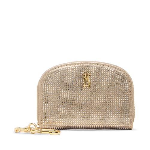 Steve Madden Women's Bjadez Wallet JADEZ-G Card Case Gift Box, Champagne, One Size