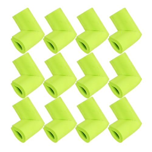 YARNOW Protectores de Esquinas de Seguridad para Muebles 50 Unidades Parachoques de Esquina Verde Nbr para Mesas y Escritorios Instalación Adhesiva para Hogar y Guardería