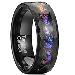 8mm-Black Tungsten Text Customization