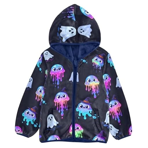 GuoChe Halloween Glow - Chaquetas infantiles, Colorido, 7-8 años | Ya disponible en tu tienda friki favorita! En mundofriki.es!