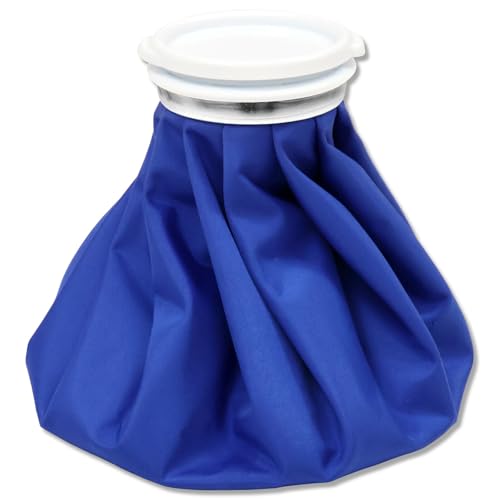 KaRaDaStyle 氷嚢 アイスバッグ 直径25cm 熱中症対策 冷感グッズ ひんやり アイシング スポーツ アウトドア ガーデニング 屋外作業 (Lサイズ/ブルー)