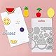 GLOBLELAND Obstbecher Stanzformen Für Kartenherstellung Obstgetränkebecher Metallstanzformen Stanzformen Vorlage DIY Scrapbooking Prägung Papier Album Basteln Dekor