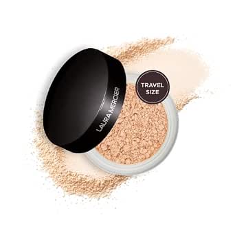 Laura Mercier Translucent Loose Setting Powder, 24HR Shine Control, Soft Matte Finish, Long-Lasting Wear, 4 Shades