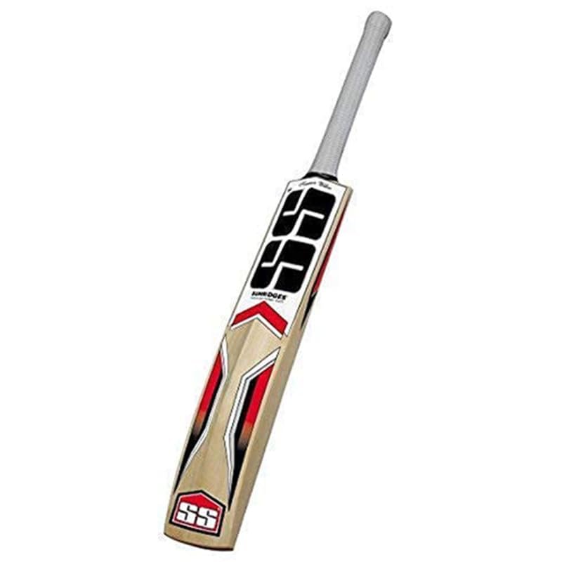 Batte de cricket intermédiaire SS Master avec housse pour balle en cuir