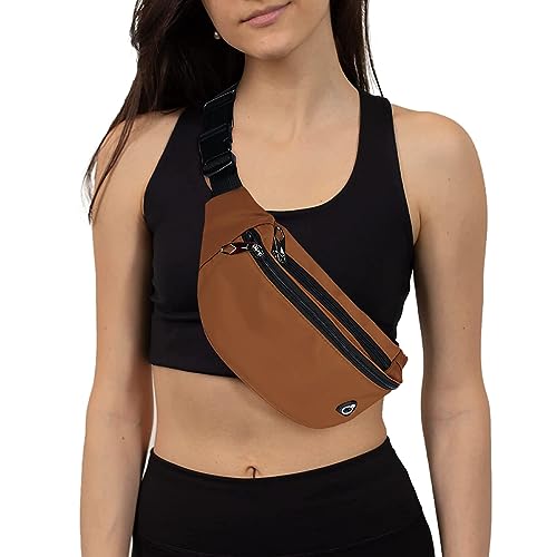 Fanny Pack for Men Women, Waterproof Sports Waist Bag Pack, Belt Bag for Travel Hiking Running