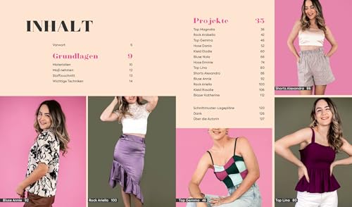 Einfach wow nähen: Feminine Kleidung für jeden Anlass mit @thisiskachi: Stylische Mode aus Baumwollstoffen, Leinen, Satin und mehr – Mit 6 Schnittmusterbogen | in den Größen 34–44