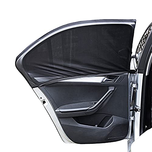 VIKSAUN 2pcs Pare Soleil Voiture Protection Pare-Soleil Vitres Arrière Latérales Universelle Chaussette Voiture Soleil par,Bloquer Les Rayons UV (2 pièces) Cover