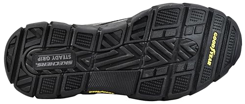 Skechers Men's Respected- Loleto Shoes, Black/Black, 9.5 M