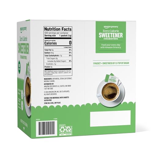 HAPPY BELLY Unflavored Stevia Powder Packet Zero Calorie - Image 3