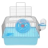 Élégant et pratique: avec son savoir-faire exquis, cette petite cage portable pour hamster est à la fois un ajout élégant et pratique à l'habitat de votre animal, cage portable, transporteur de rats