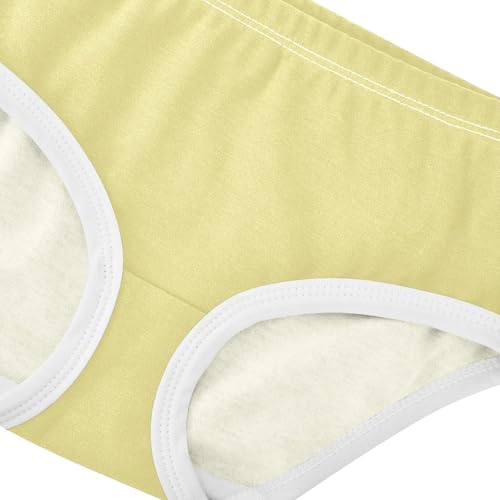 Joisal Light Khaki Yellow Girls Underwear Toddler 2t Cotton Panties Little Girl Aesthetic Kids Briefs Undies4