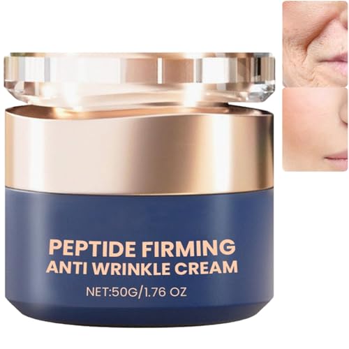 Polpeptide giapponese rassodante anti rughe crema viso acido ialuronico anti-invecchiamento crema idratante viso per le donne, crema rassodante per viso e collo (1 pezzo)