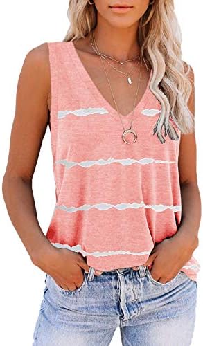 ETCYY Women’s Sleeveless Tank Top – Loose Fit, Cute Print, Perfect For Yoga & Summer
