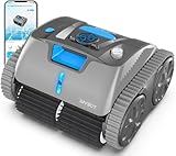 WYBOT Robot Limpiafondos Piscina Automatico con Aplicación, Limpieza 180 Minutos, 15000 mAh Robot Piscina Limpiafondos y Paredes con Planificación de Rutas, Línea de Agua Limpiable, hasta 120㎡