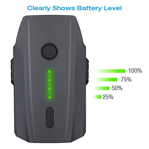 Powerextra Mavic Pro Battery, 11.4V 3830 Mah Lipo Intelligent Flight Battery + Battery Safe Bag Replacement For Mavic Pro & Platinum & Alpine White Drone (Not Fit For Mavic 2) #TOP2