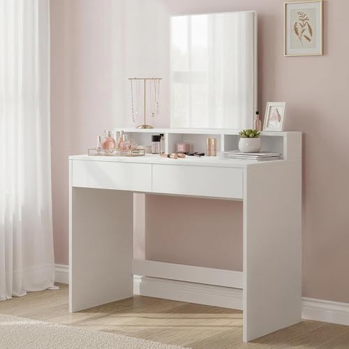 VASAGLE KAILYN Collection - Coiffeuse, Miroir...