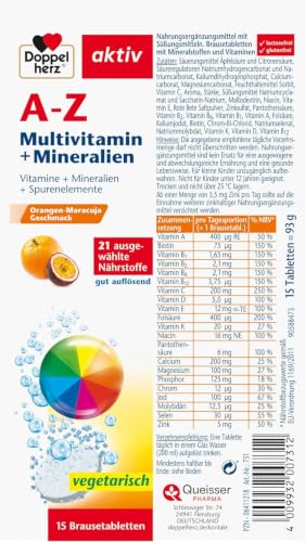 Doppelherz A-Z Brausetabletten - Multivitamin + Mineralien – Ansicht 2