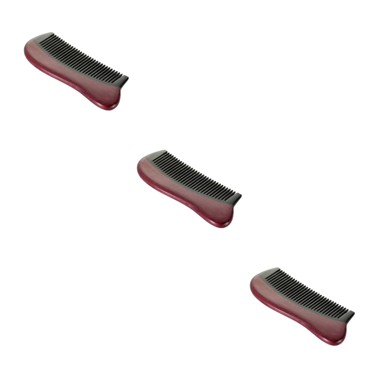 FRCOLOR Peine De Madera Para Masaje Del Cuero Cabelludo 3 Piezas Herramienta Para Alisar El Cabello Portátil Fácil De Usar Ideal Para Fiestas Mujeres Y Niñas.