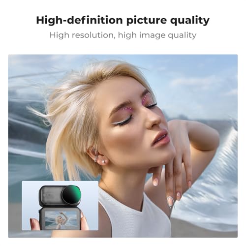 Image of K&F CONCEPT ND CPL Filter Set Compatible with DJI Osmo Nano Vlogging Camera, 4 Pack ND8 ND16 ND32 CPL Neutral Density light Reduction Polarizing Action Camera Accessories, Multicoated HD Optical Glass