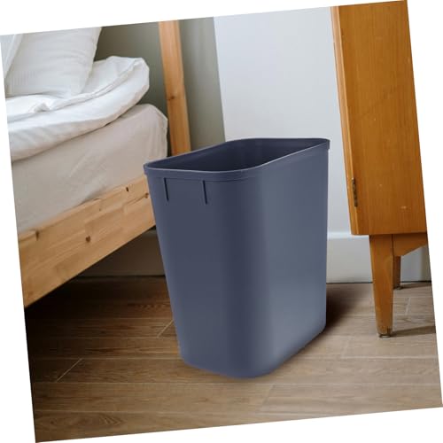 Bote de basura rectangular Garneck 15 L plástico gris miniatura 5