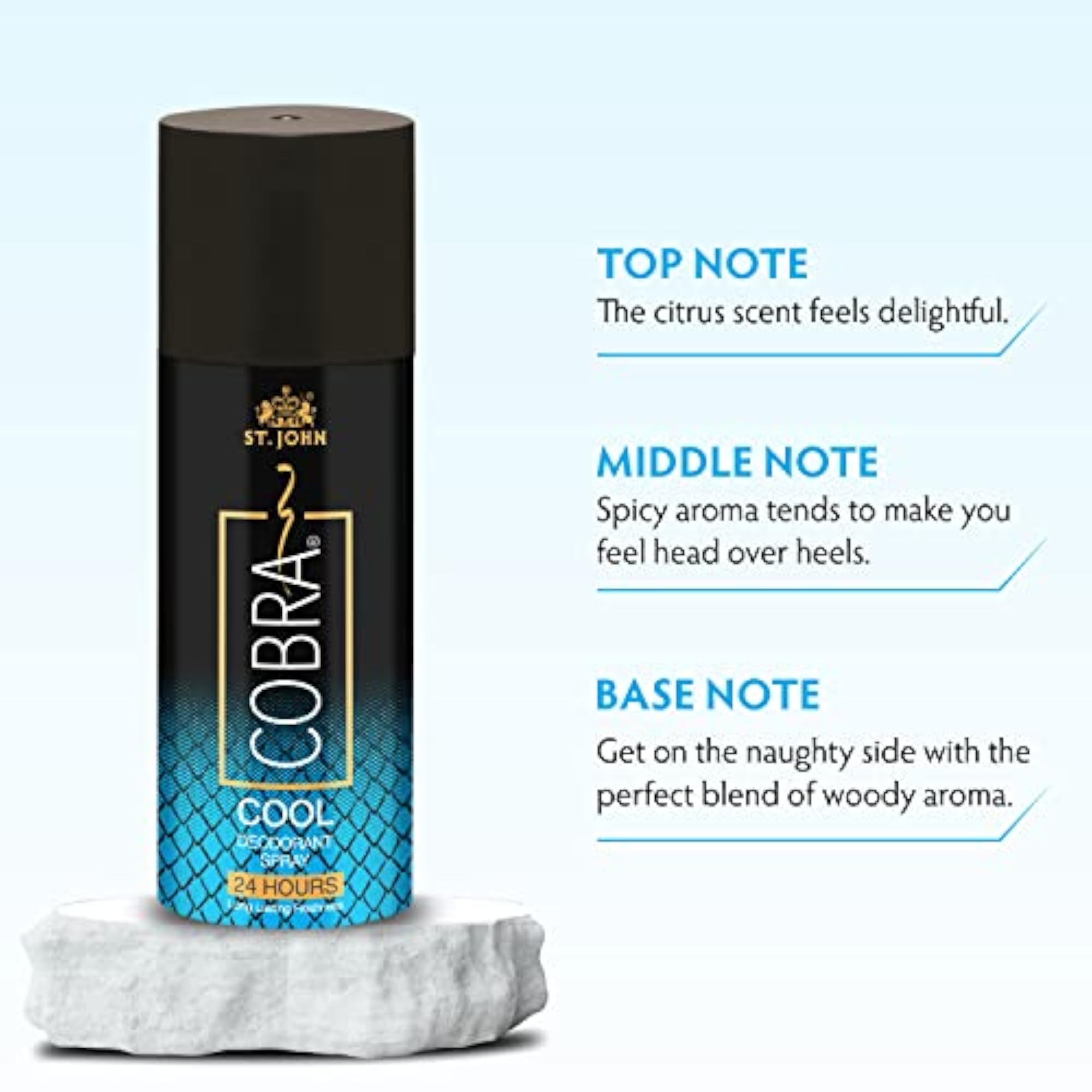 ST. JOHN Perfume Body Spray for Men & Women, Irresistible Scent