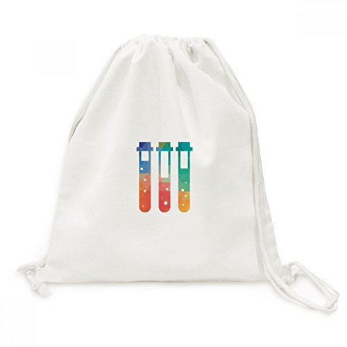 Sac de voyage en toile imprimé tubes de chimie pour sortie urbaine