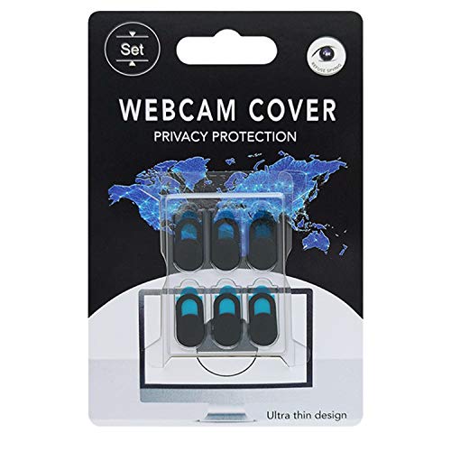 PLANETMOVIL Pack 6 Tapa Protector de privacidad Cubre Webcam CAM tapadera para portatil pc Tablet o Smartphone Deslizante
