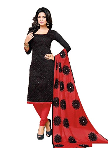 black salwar material