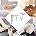 WXLTSGM Pedicure Foot Rest Stool Chair, Beauty Nail Salon Pedicure Stool Height Length Adjustable, Portable Pedicure Foot Rest Chair White Salon Spa for Manicurists Pedicurists